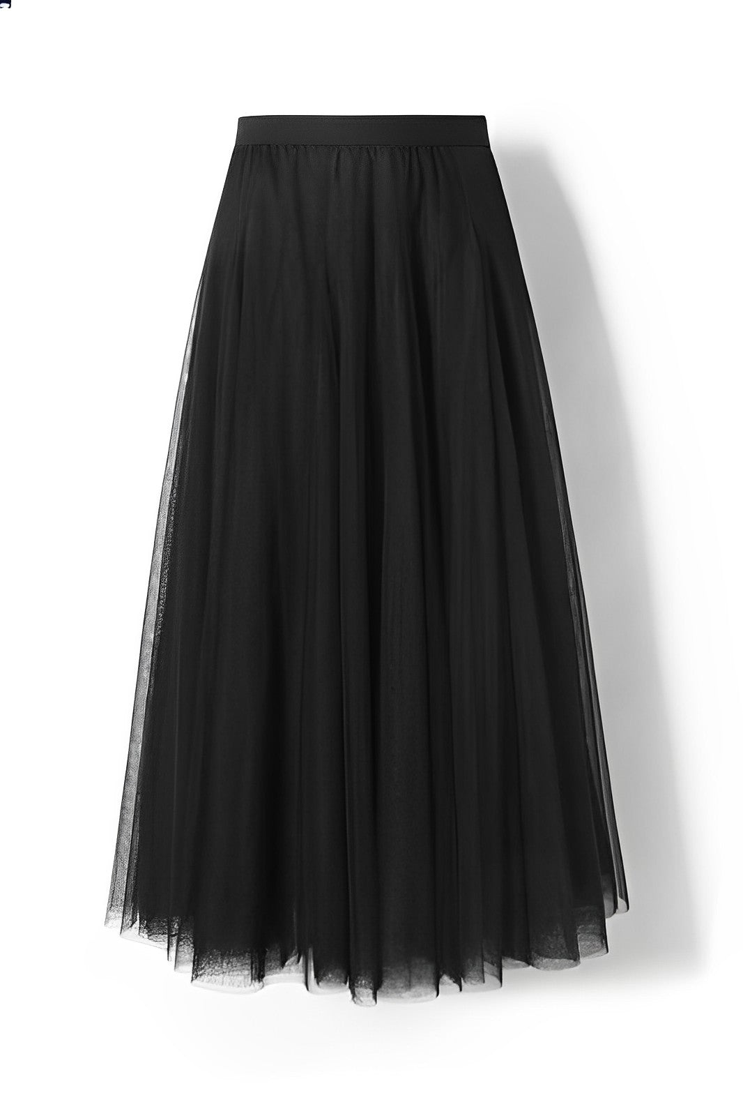 Maleah – Jupe midi plissée en tulle