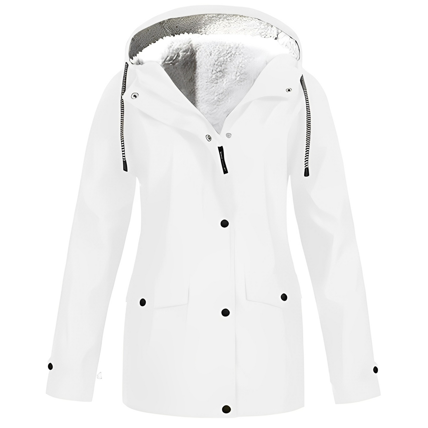 Sherlyn - Manteau à capuche pour femmes avec intérieur polaire