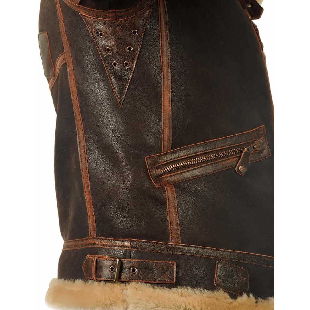 William - Manteau épais et chaud pour hommes au style rétro
