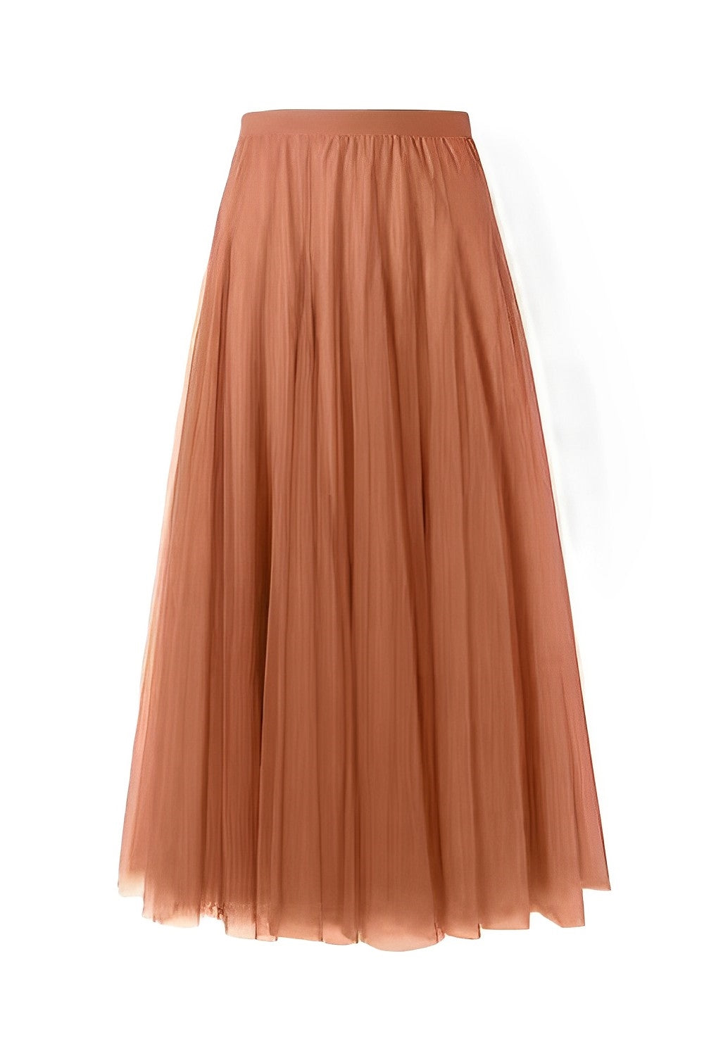Maleah – Jupe midi plissée en tulle