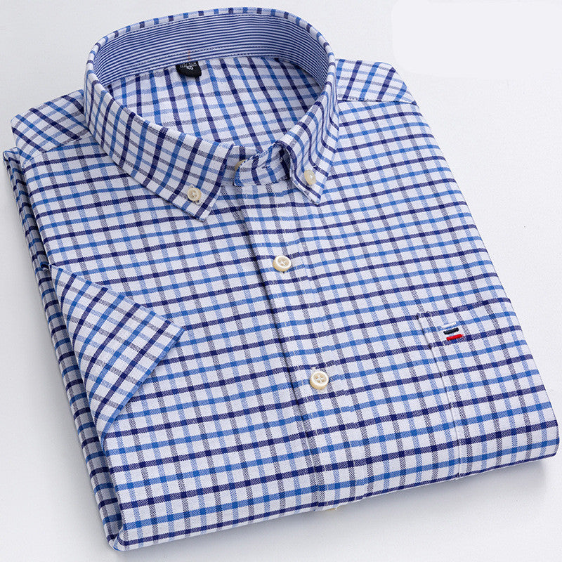 Desmond - Chemise décontractée et douce avec poche sur la poitrine pour hommes