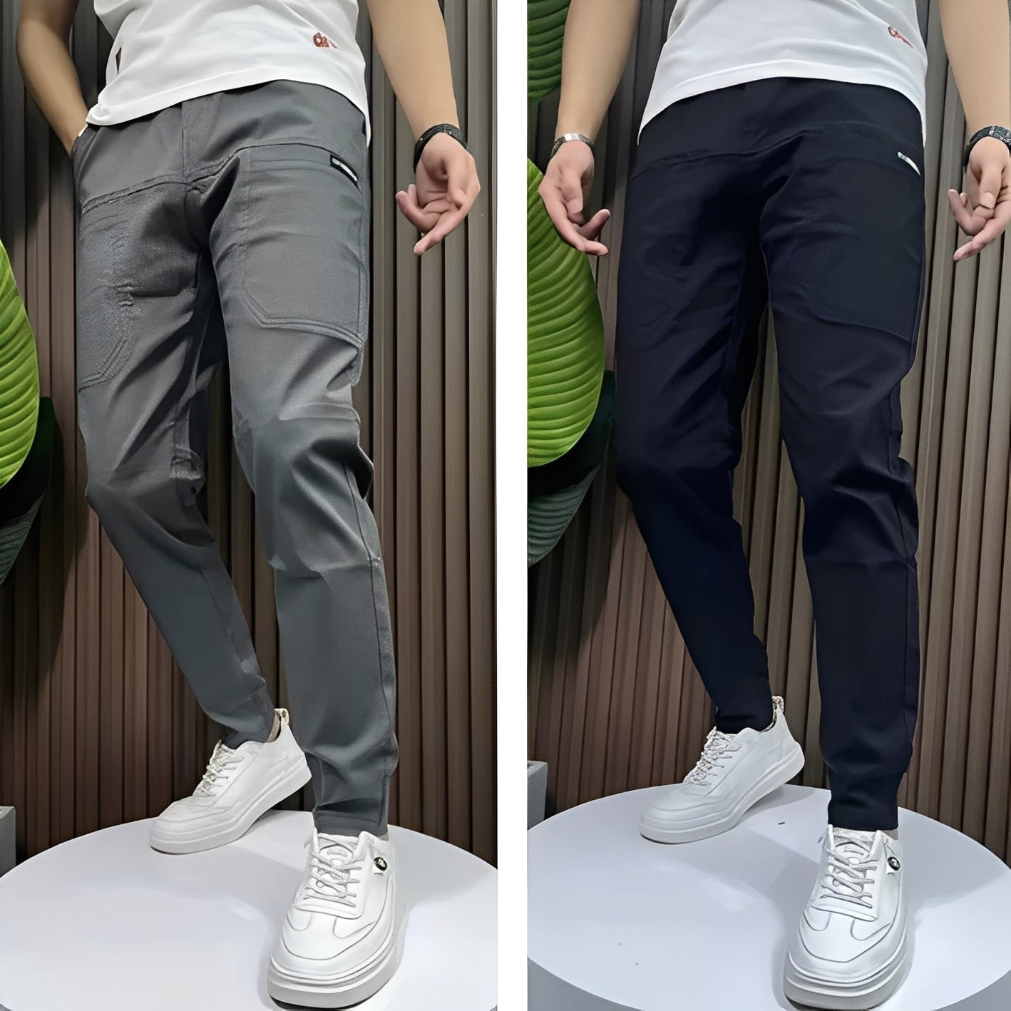 Raynard - Pantalon cargo élastique et élégant pour hommes