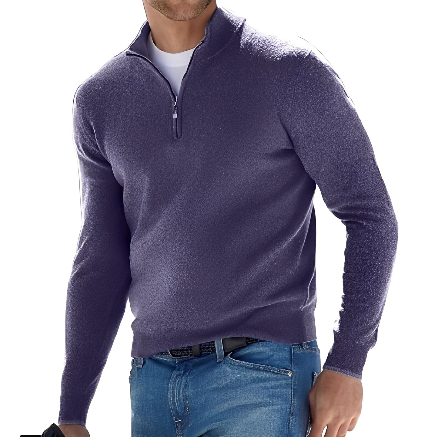 Kennith - Sweat ample à zip pour hommes