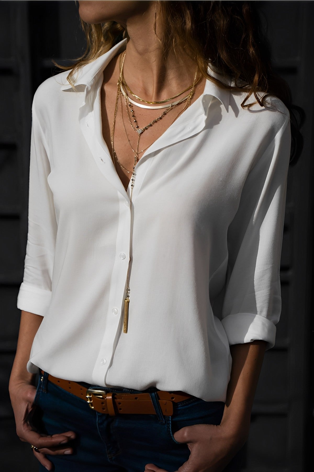 Modiva – Blouse à manches longues