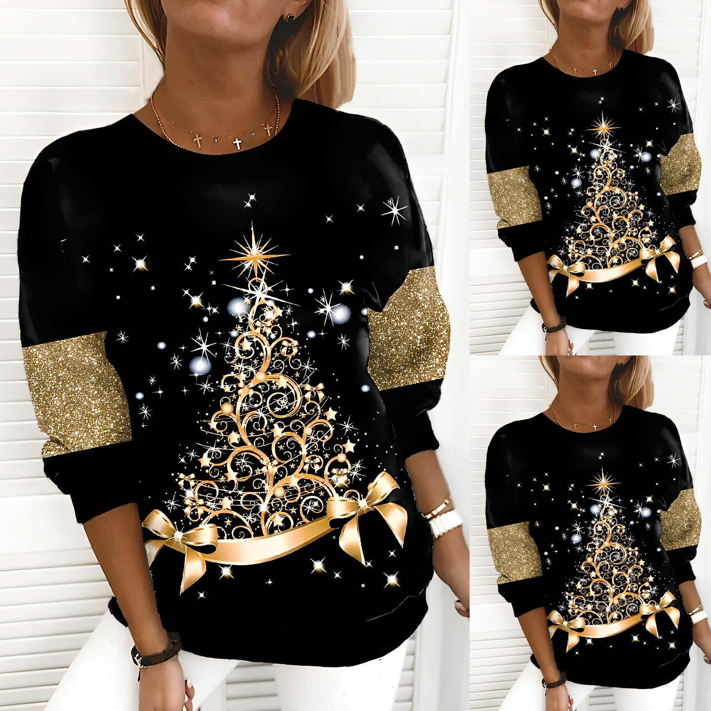 Pine – Pull de Noël avec sapin