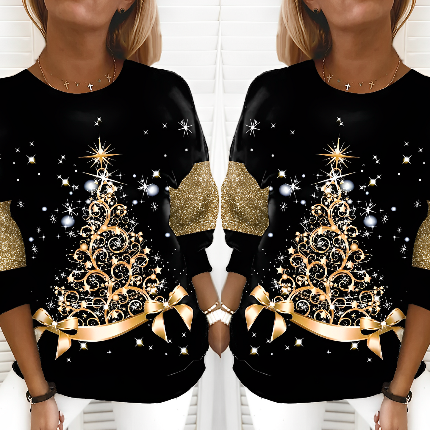 Pine – Pull de Noël avec sapin
