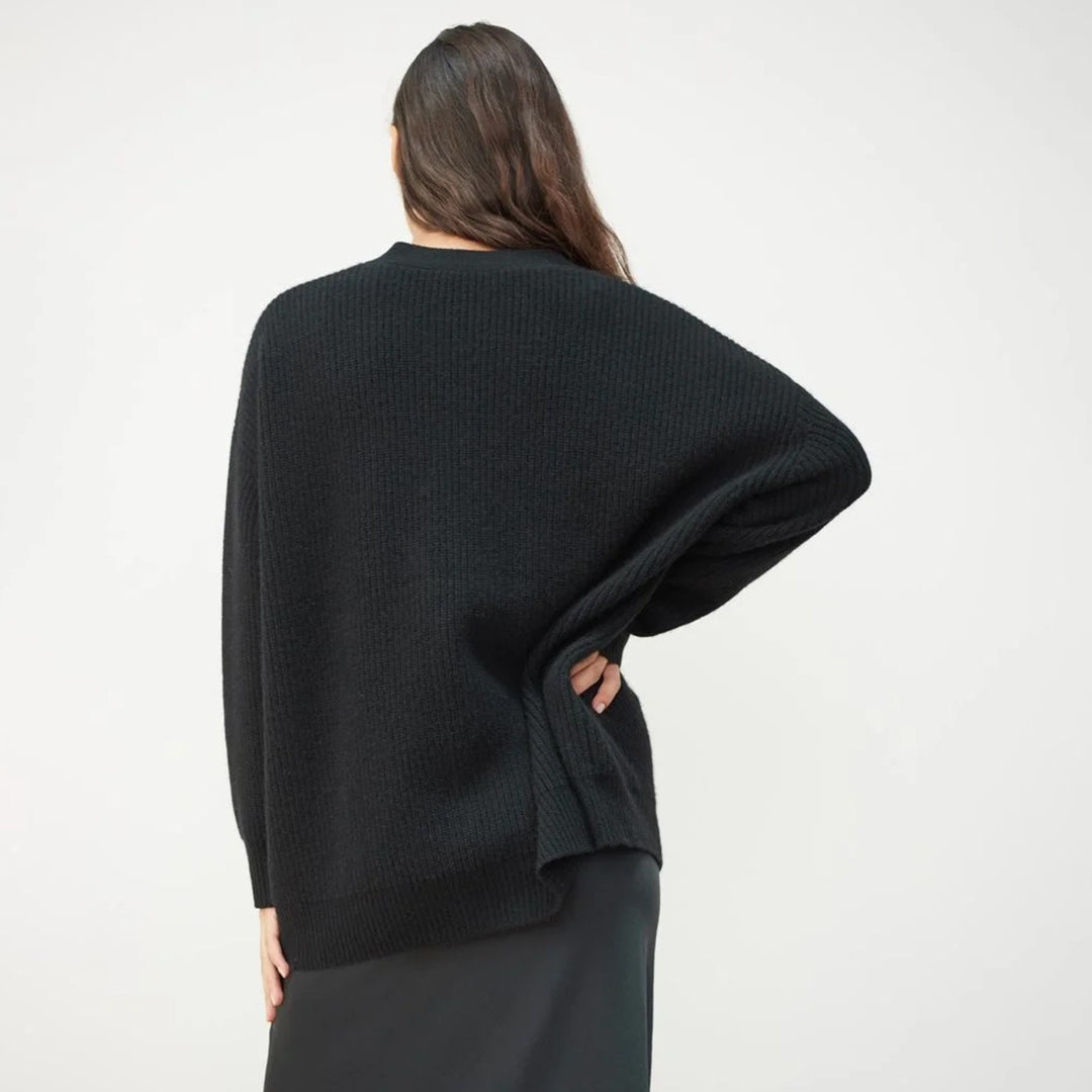 Leah – Cardigan en cachemire ultra-long