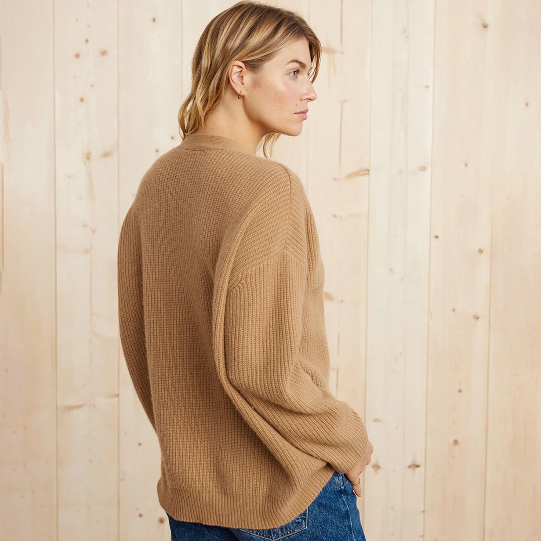 Leah – Cardigan en cachemire ultra-long