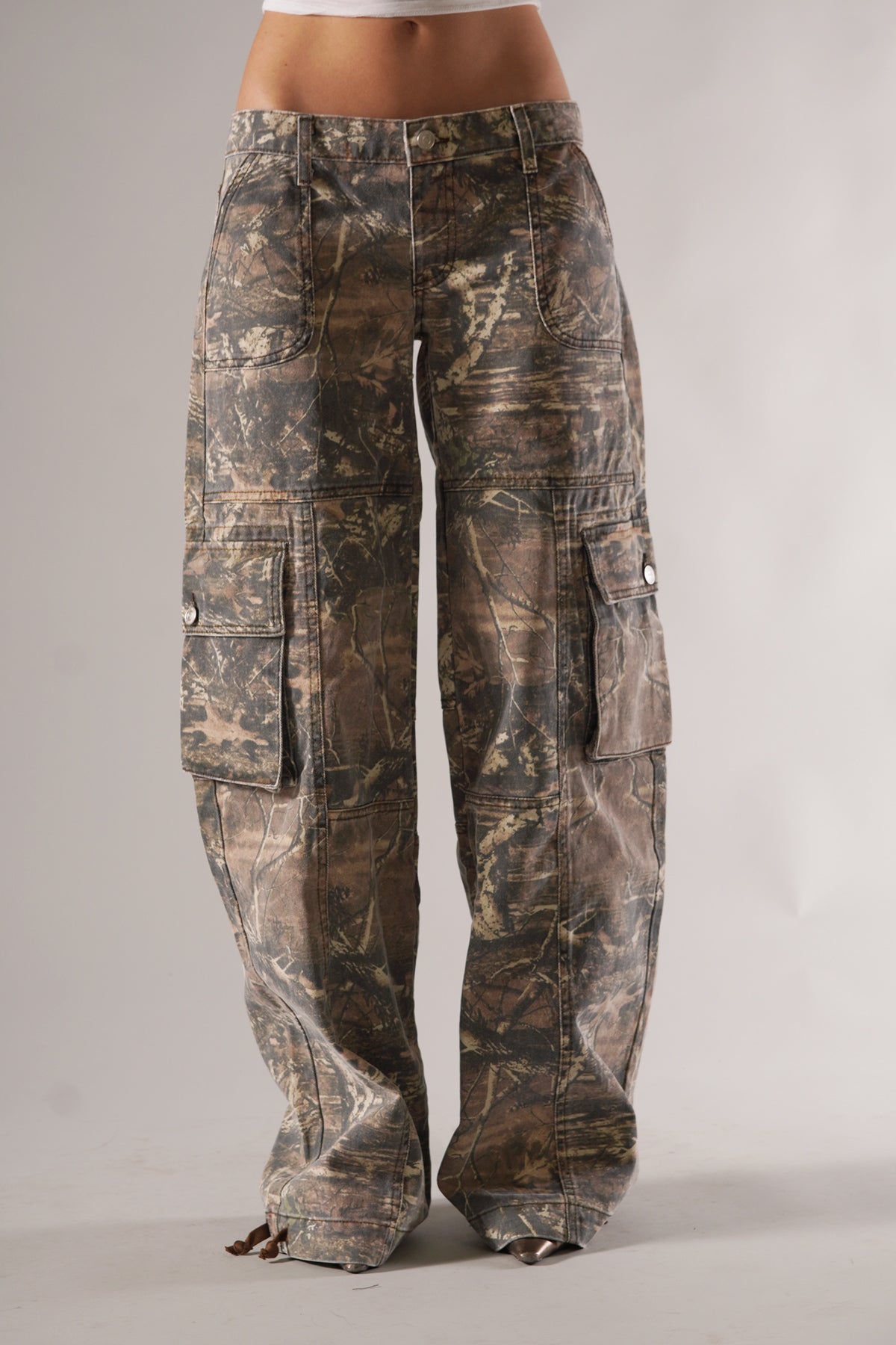 Odette – Pantalon cargo unisexe camouflage