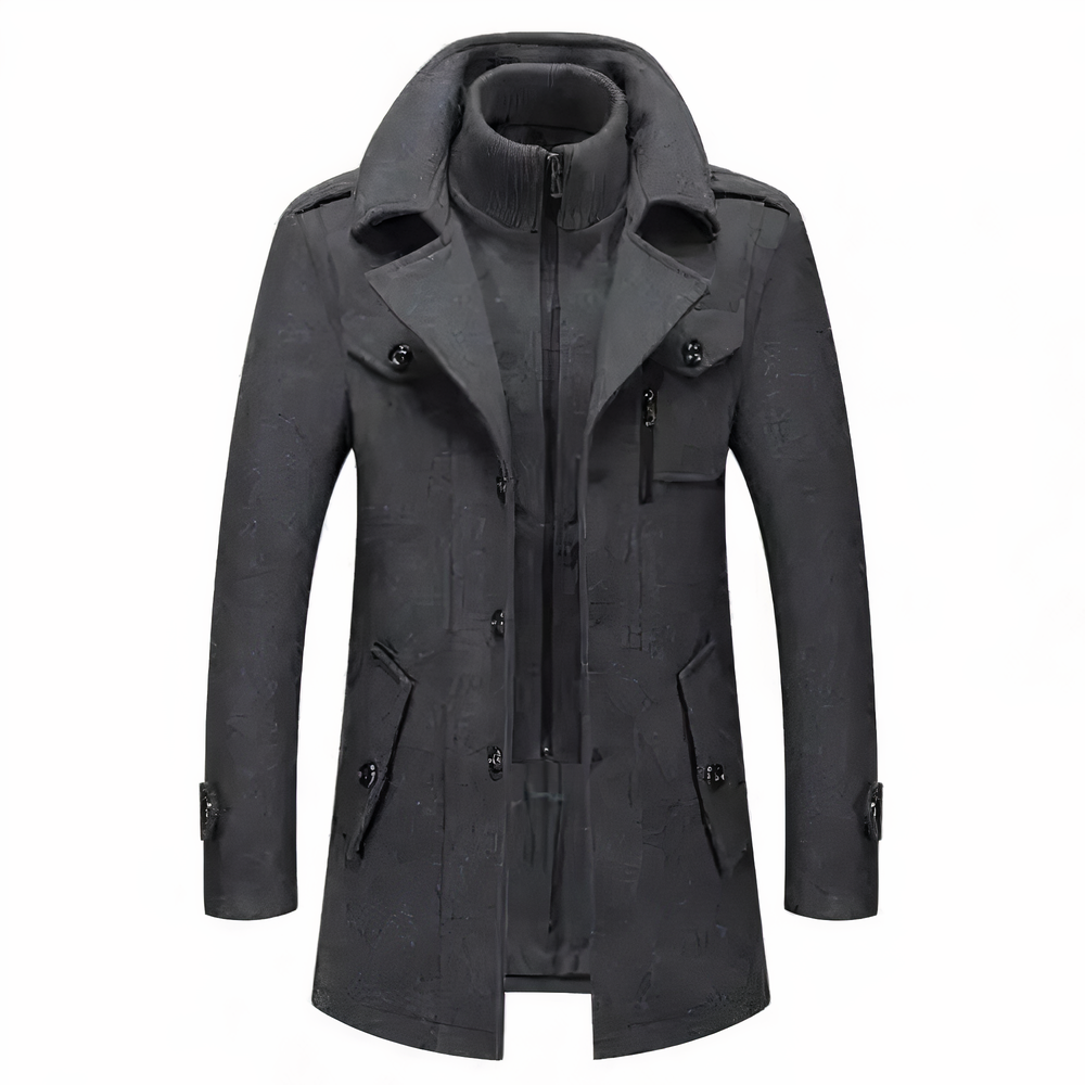 Grayson – Veste à Double Col pour Homme à la Mode