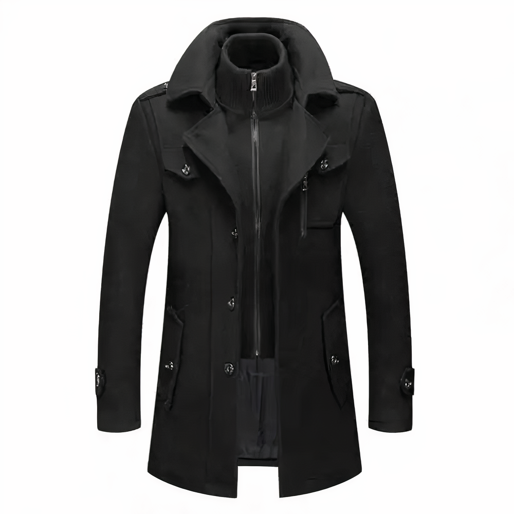 Grayson – Veste à Double Col pour Homme à la Mode