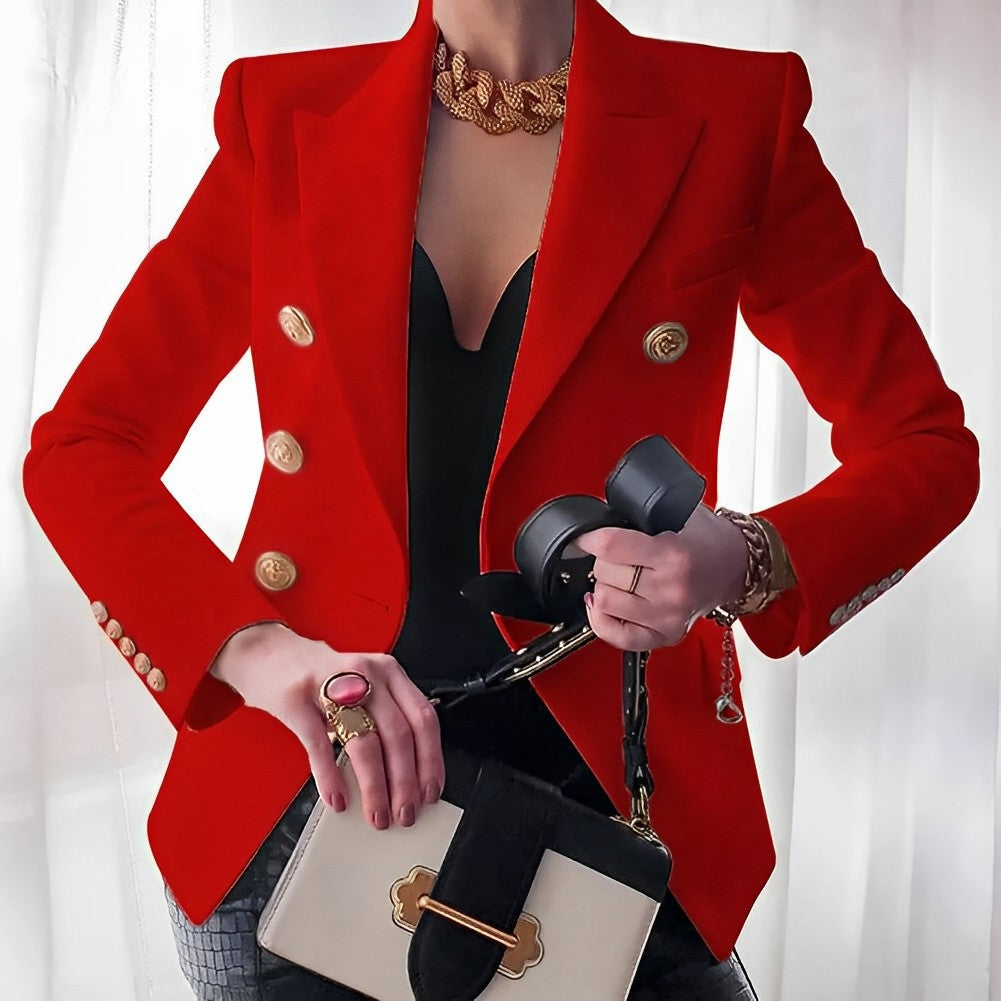 Ancien Argent – Modèle de Blazer Élégant pour Femmes