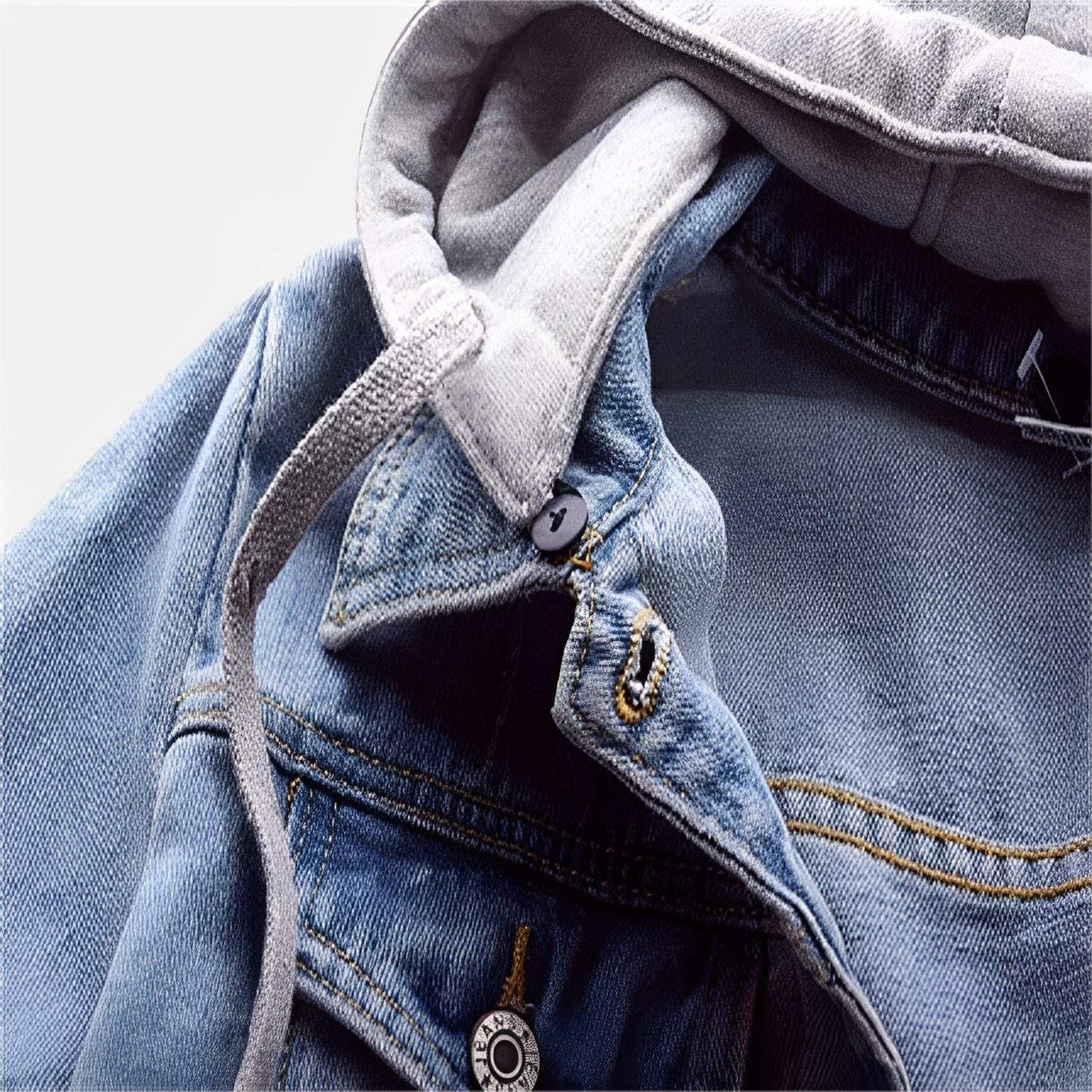 Adah – Veste en jean avec capuche