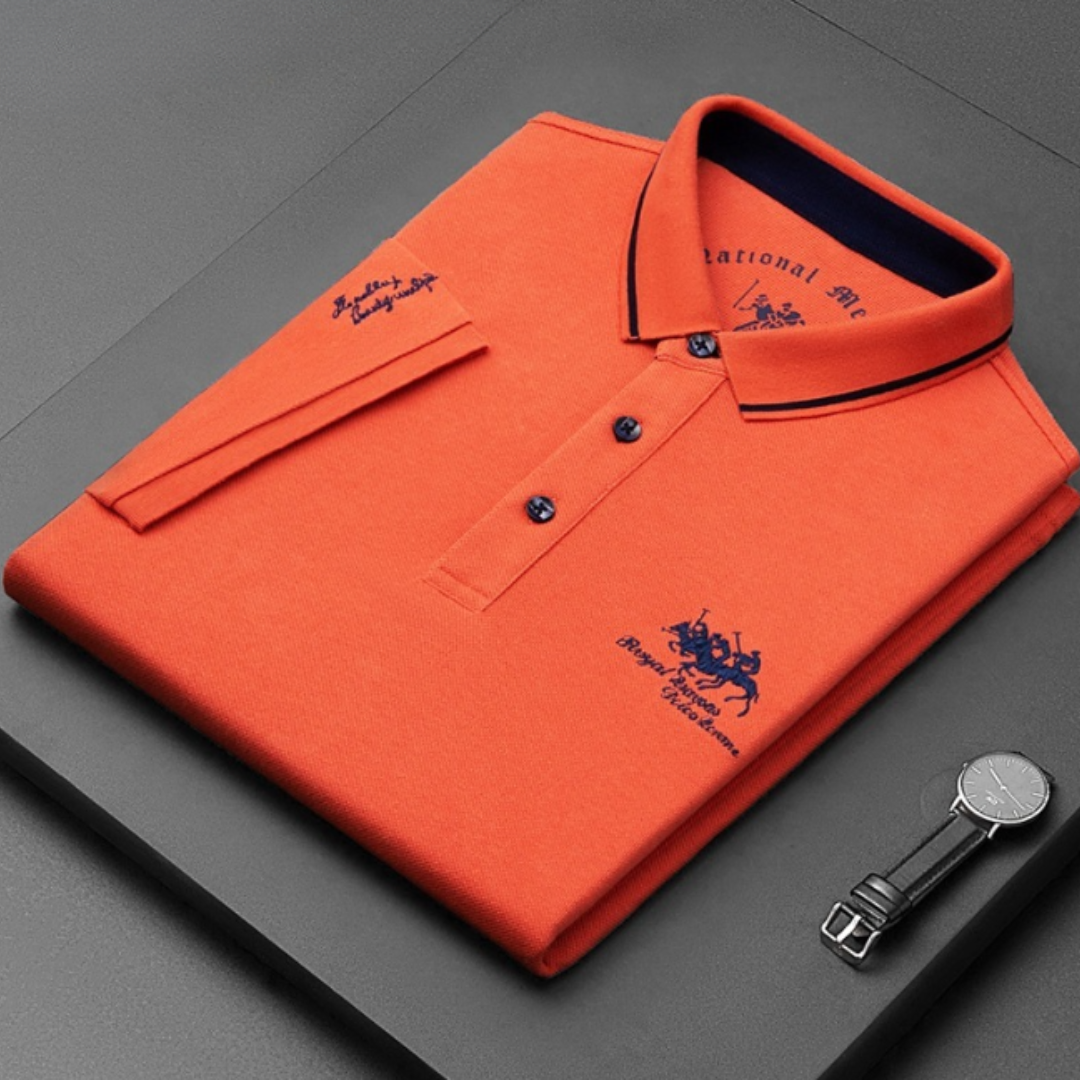 Taro – Confortable polo pour hommes avec boutons