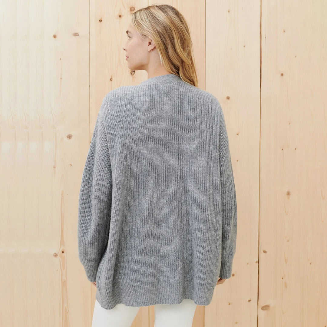 Leah – Cardigan en cachemire ultra-long