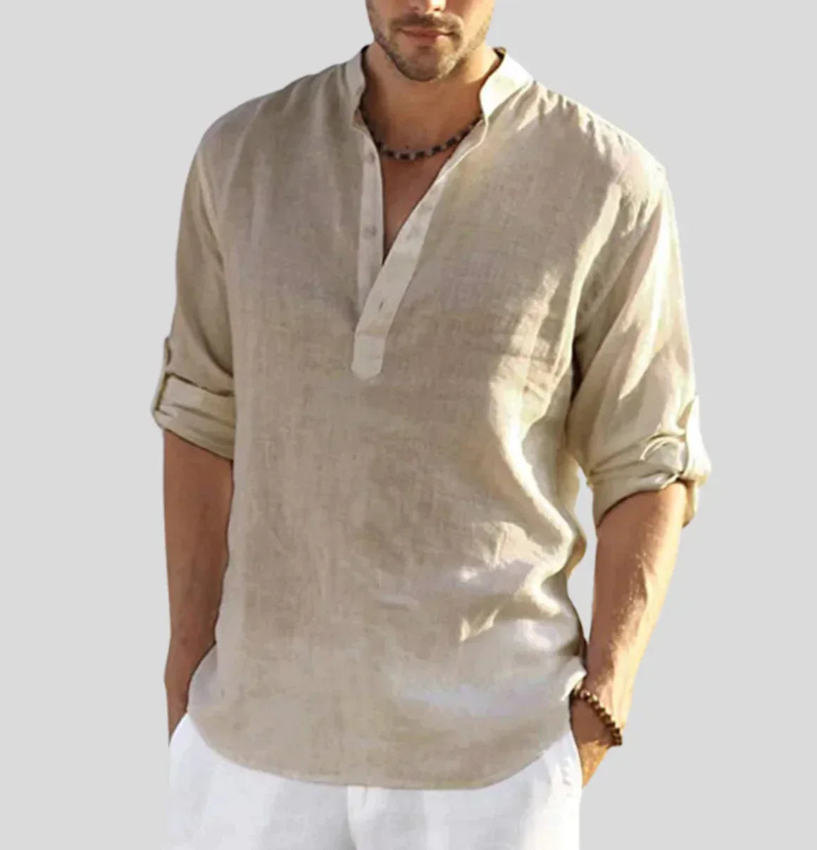 John – Shirt en lin pour hommes
