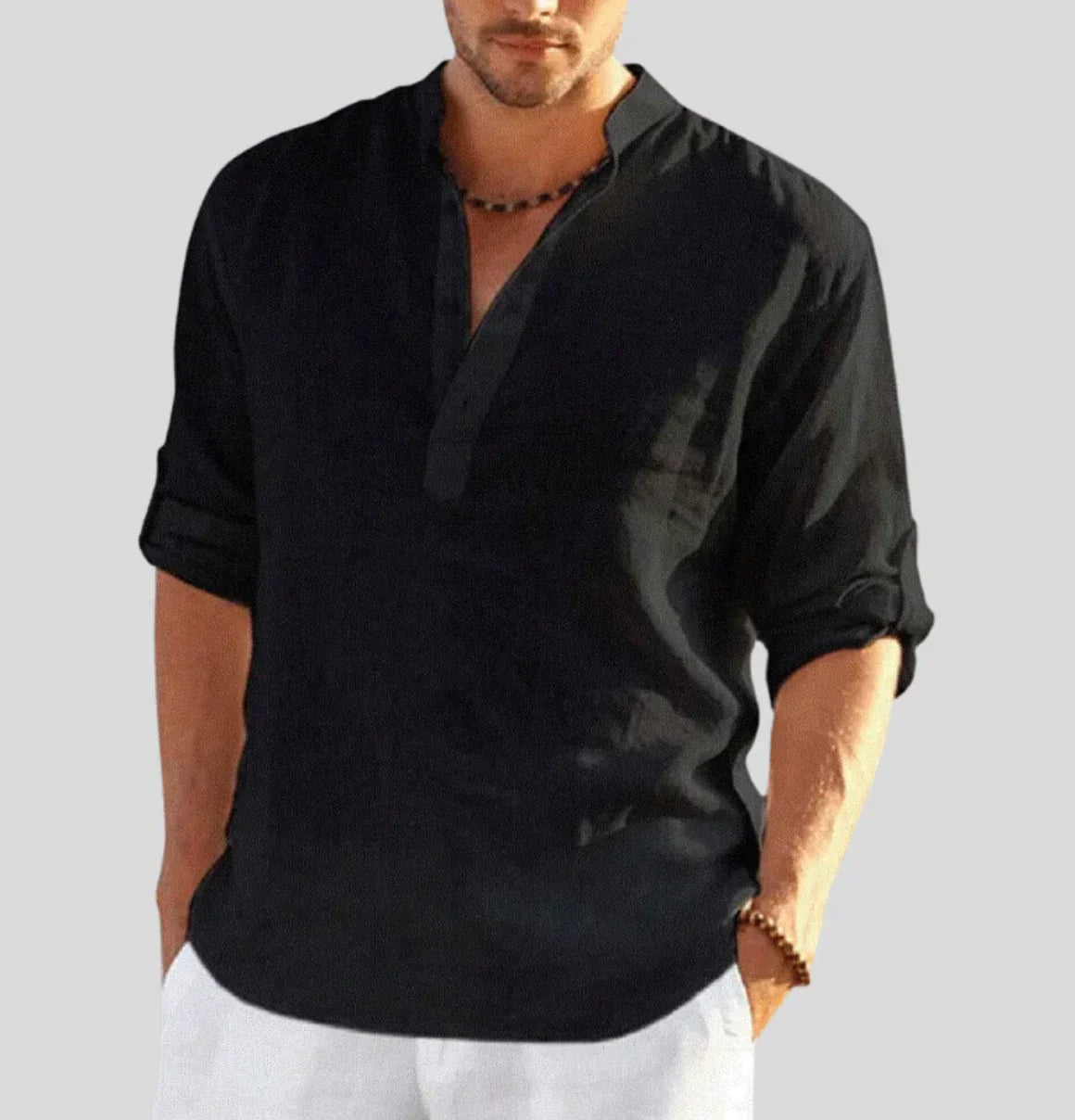John – Shirt en lin pour hommes