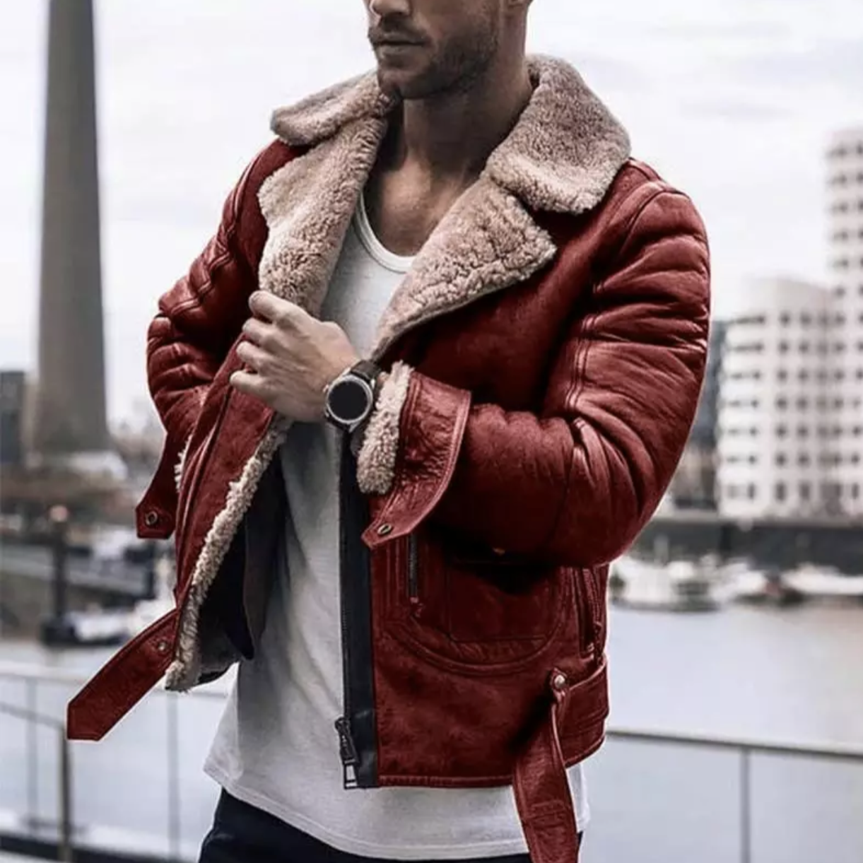 Reginald – Chaude Veste d'Hiver pour Hommes Style Designer