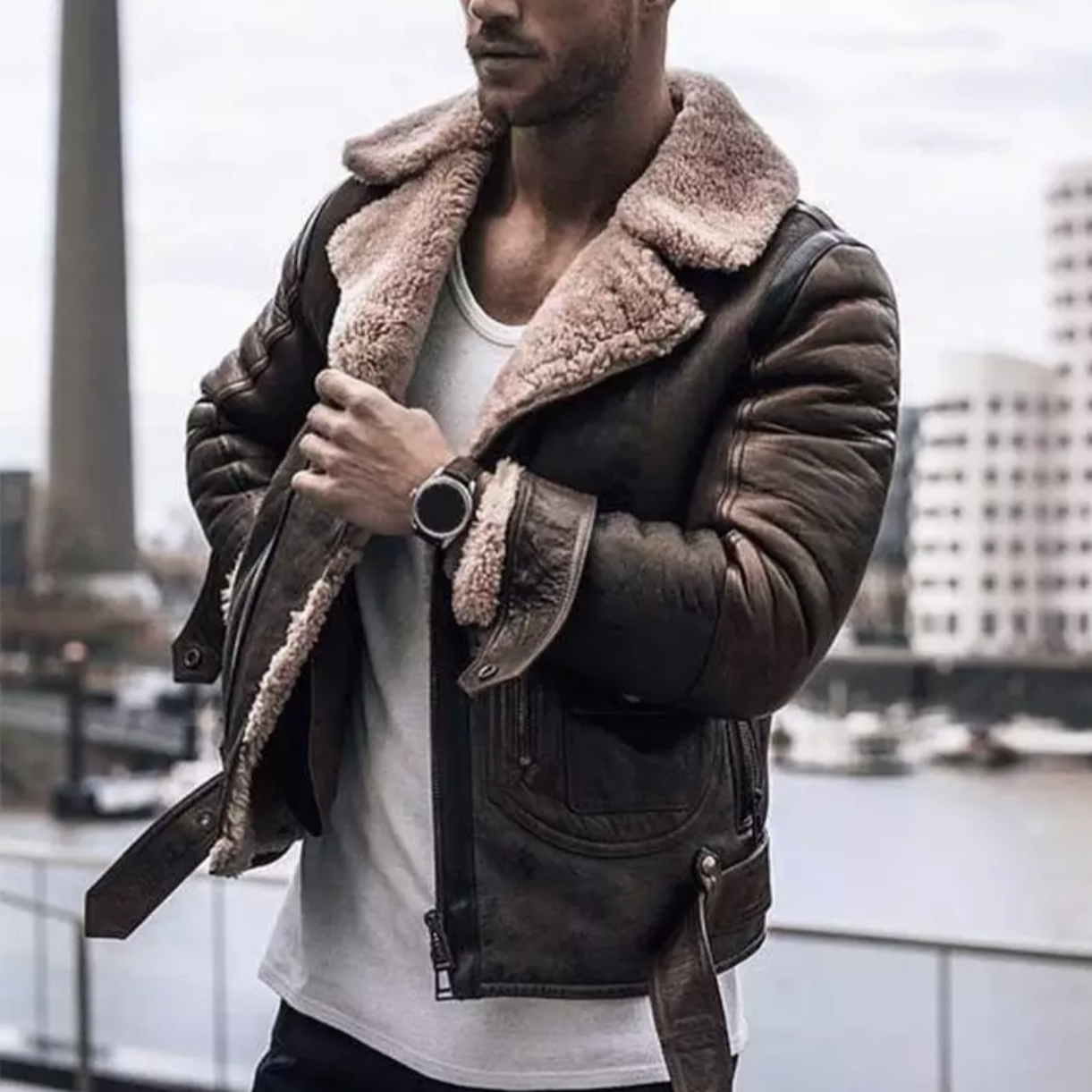 Reginald – Chaude Veste d'Hiver pour Hommes Style Designer