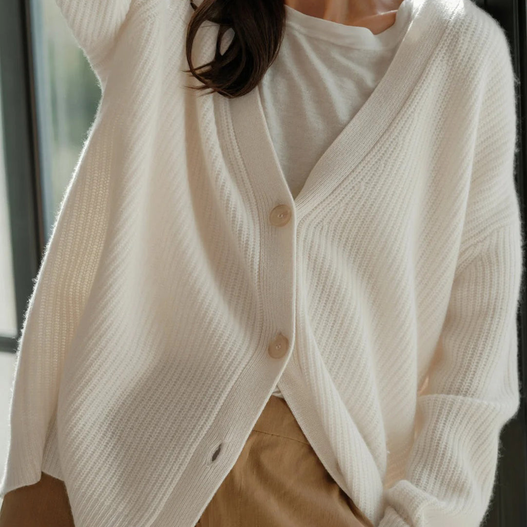 Leah – Cardigan en cachemire ultra-long