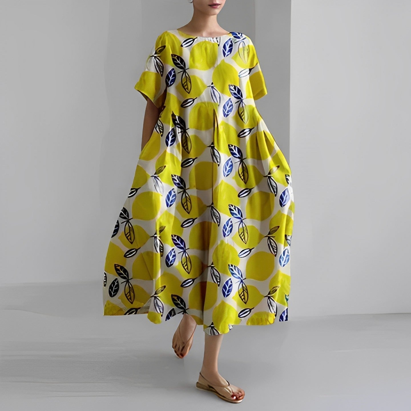 Ronja – Robe Imprimée Décontractée