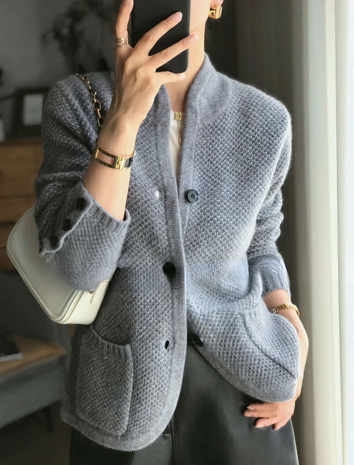 Edda – Cardigan en cachemire
