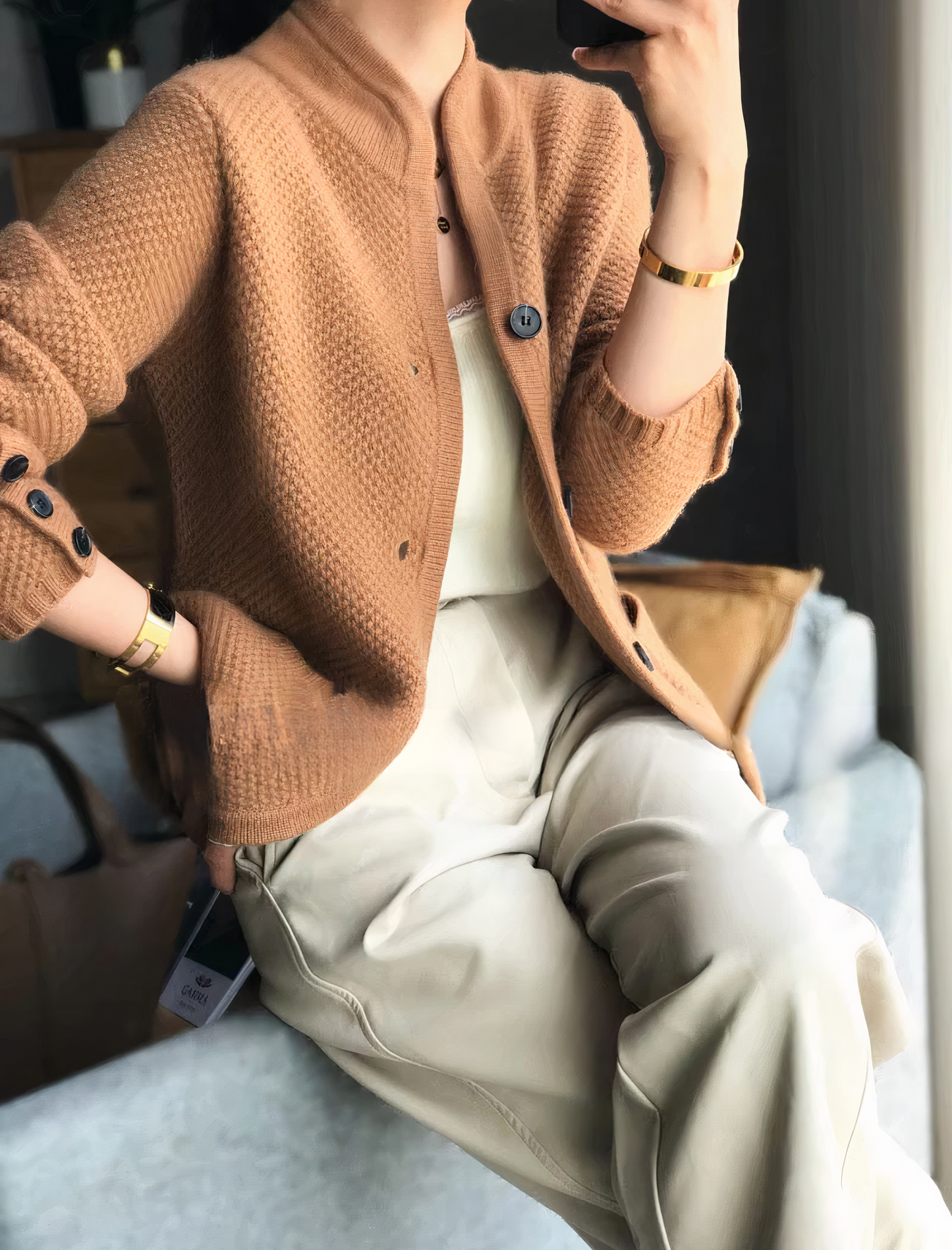 Edda – Cardigan en cachemire