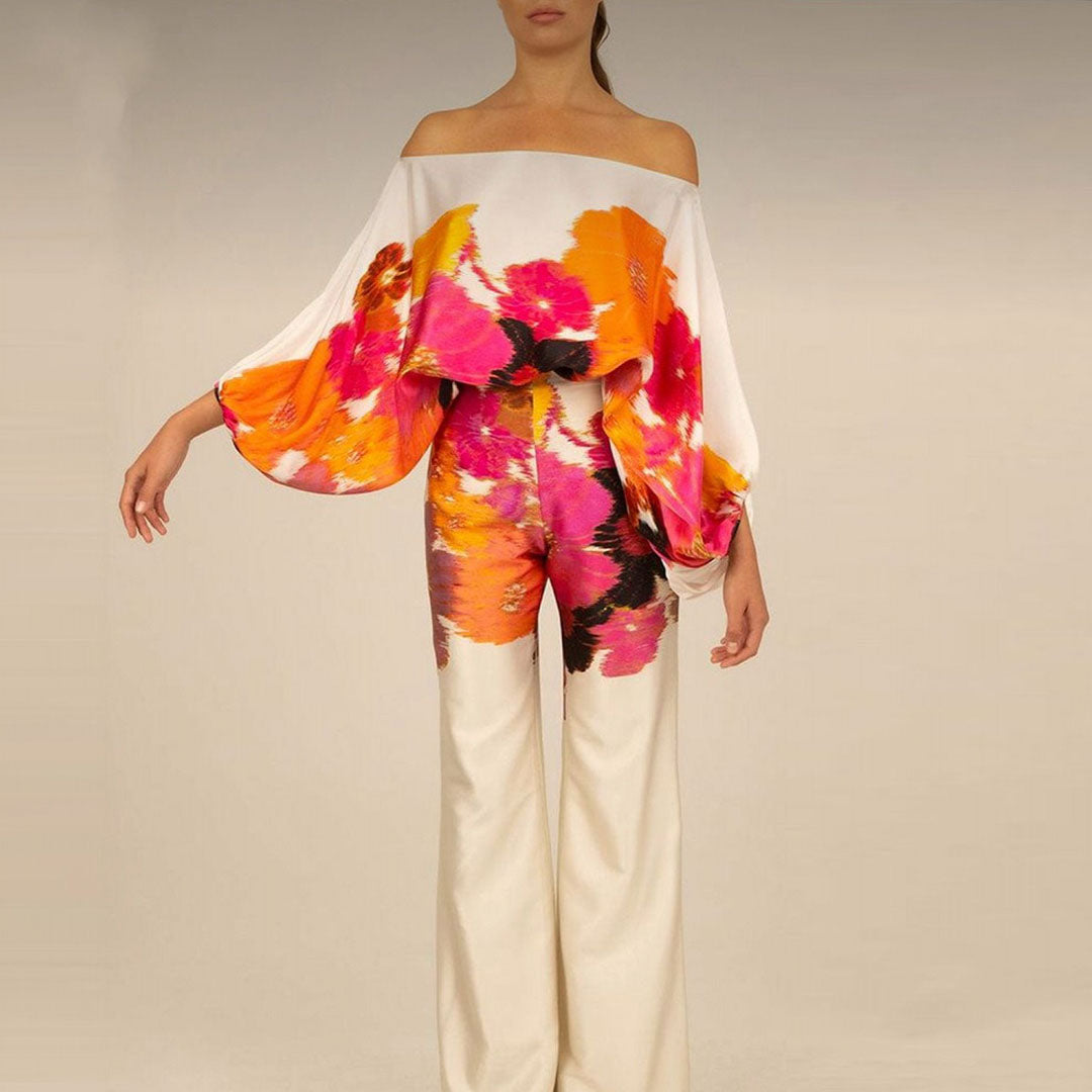 Chiara – Costume en Soie Deux Pièces