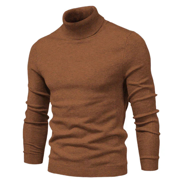 Benedikt – Classique Pull Col Roulé Homme