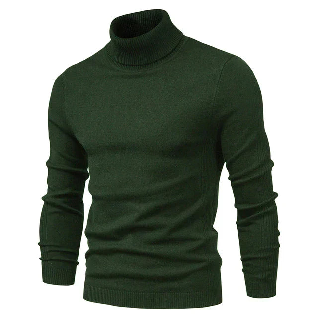 Benedikt – Classique Pull Col Roulé Homme