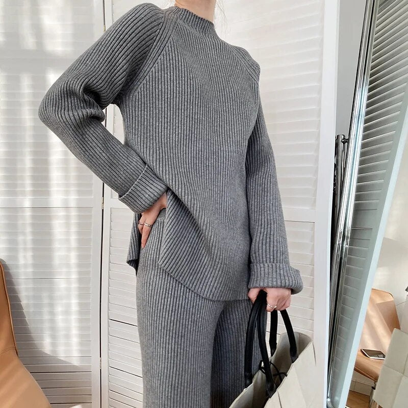 Elisa – Ensemble Tricot Deux Pièces