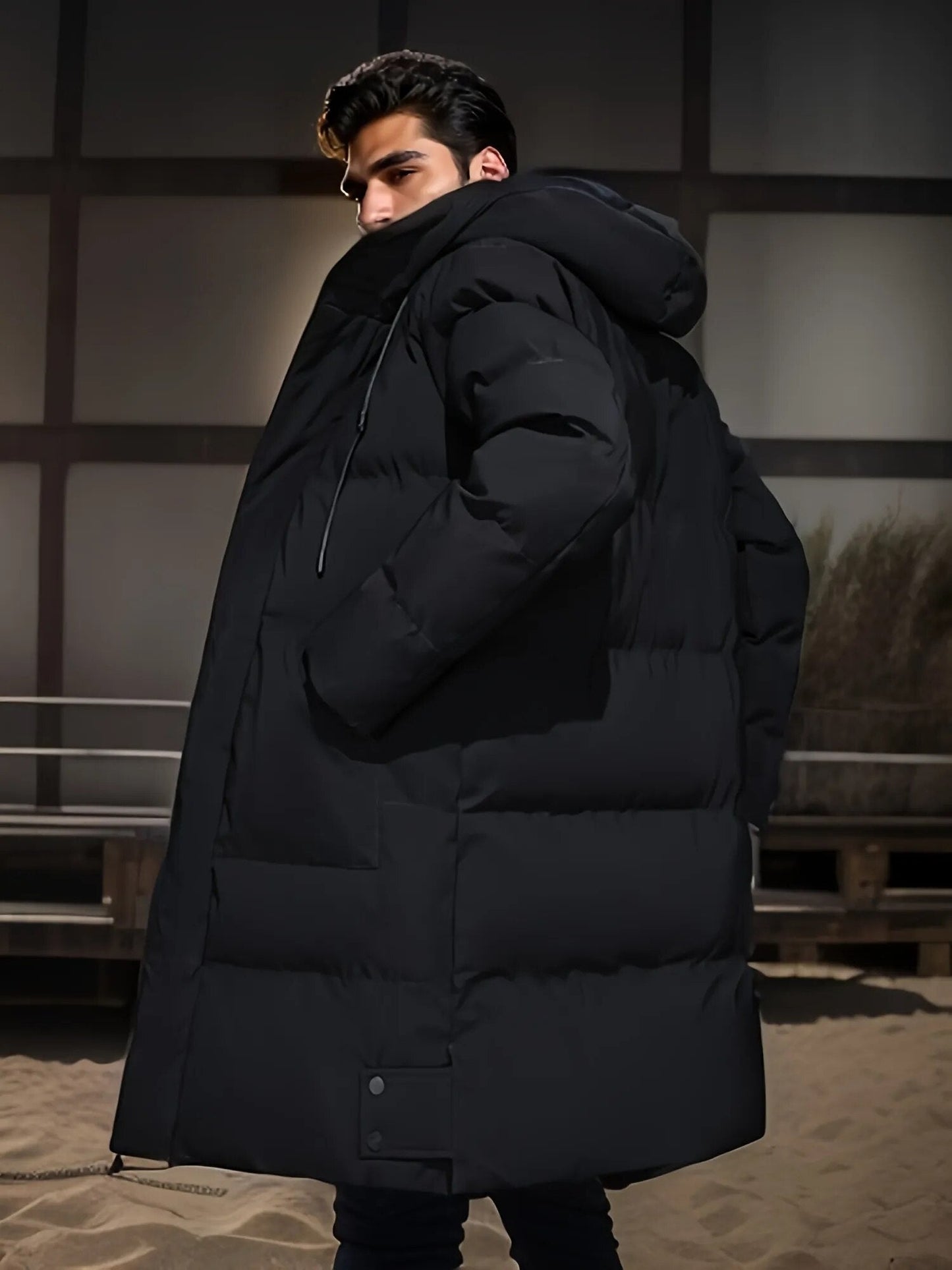 Esko – Classique Manteau d'Hiver pour Hommes