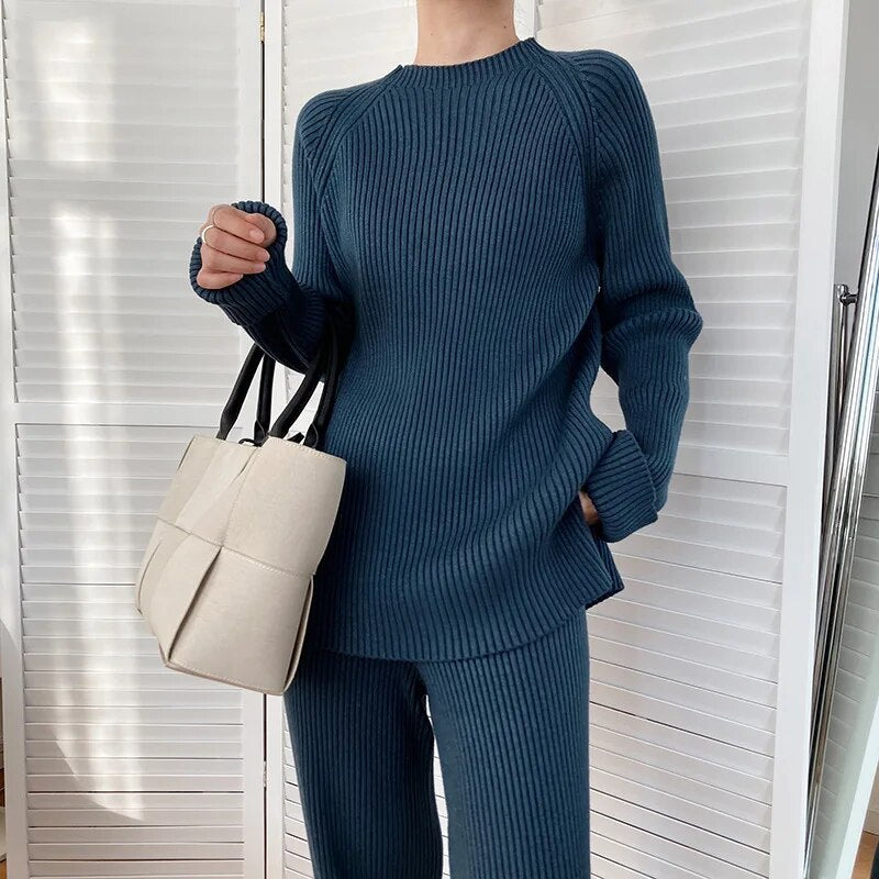 Elisa – Ensemble Tricot Deux Pièces