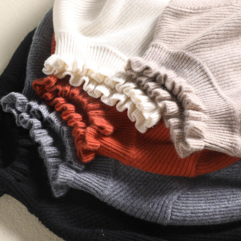 Alva – Doux Pull Col Roulé en Cachemire