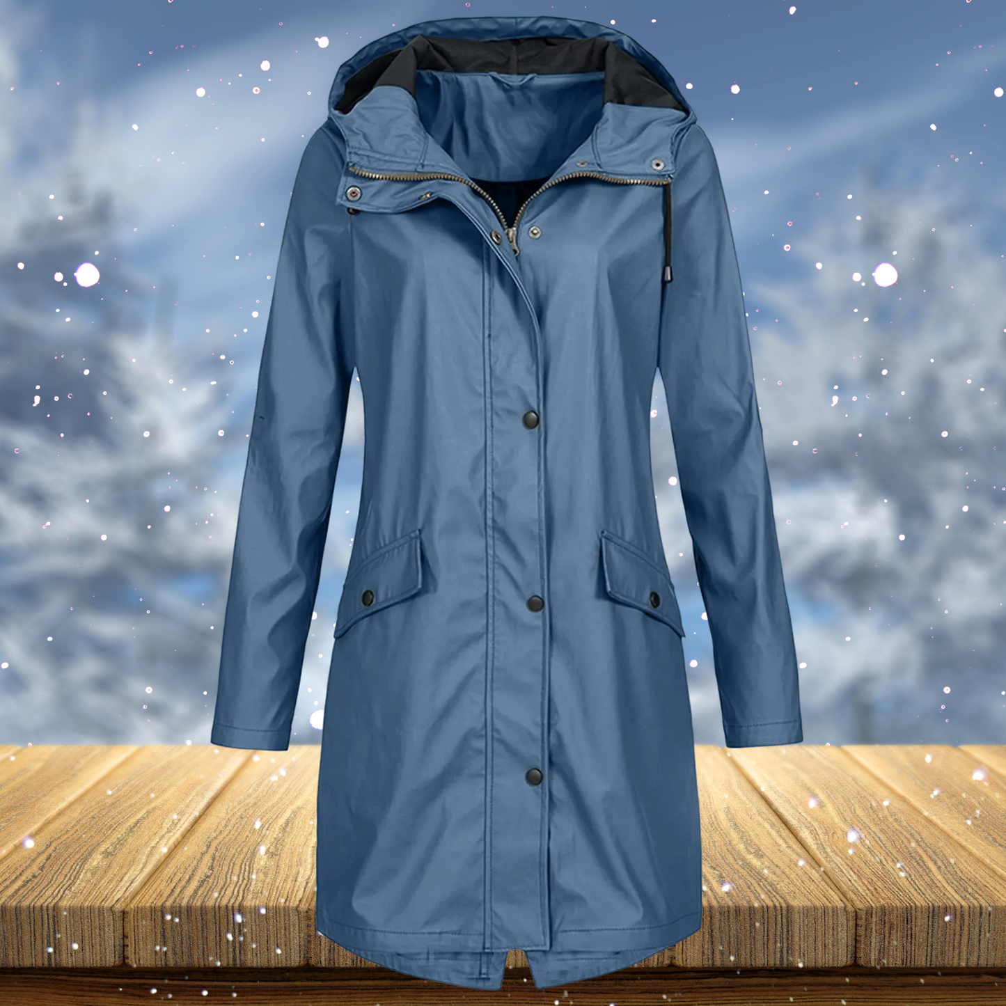 Zenith – Long imperméable coupe-vent