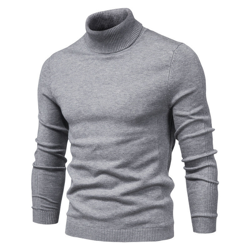 Benedikt – Classique Pull Col Roulé Homme