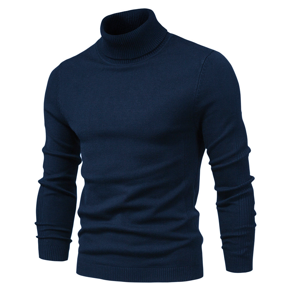 Benedikt – Classique Pull Col Roulé Homme
