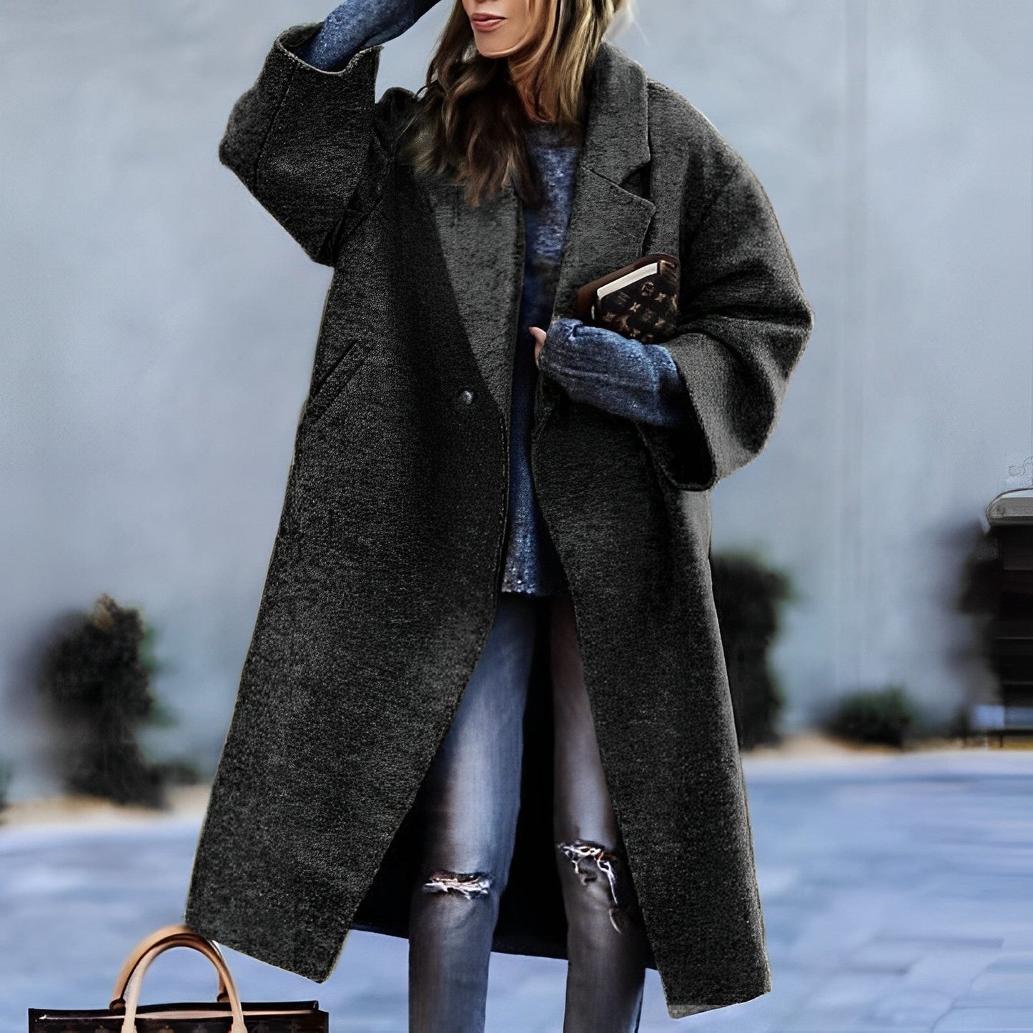 Yoni – Manteau dans le style vintage classique