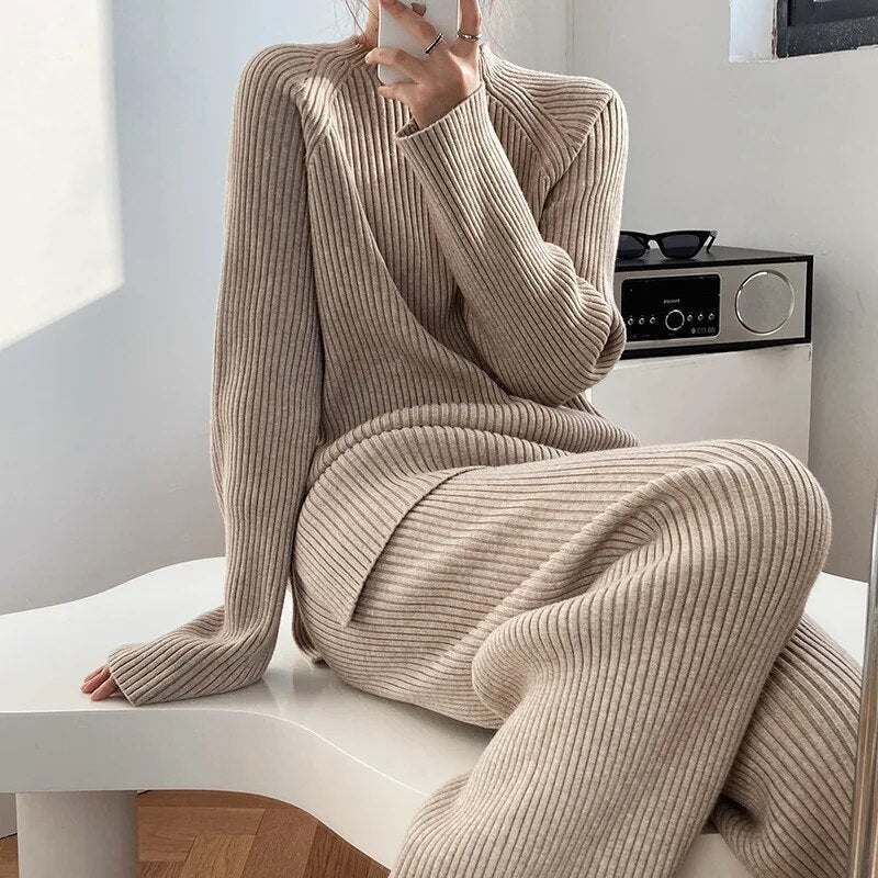 Elisa – Ensemble Tricot Deux Pièces