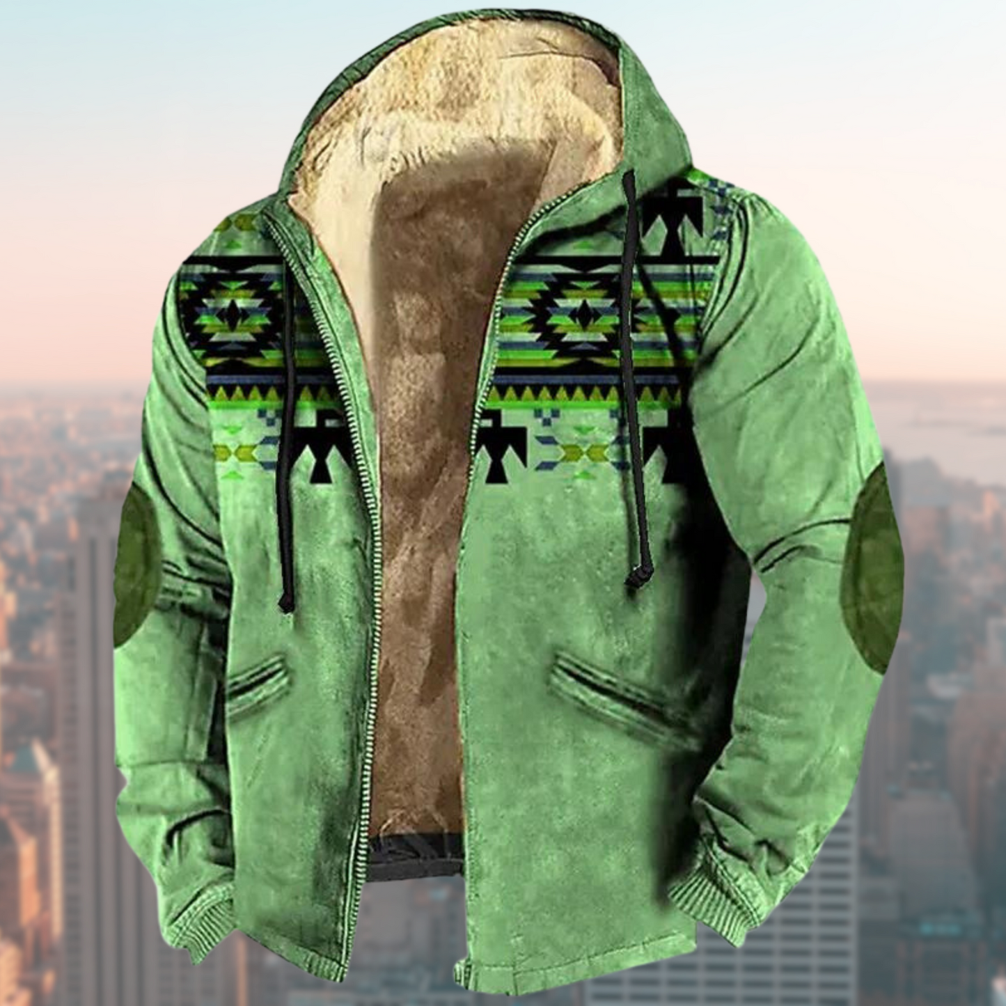 Laszlo – Veste à capuche tribale pour hommes