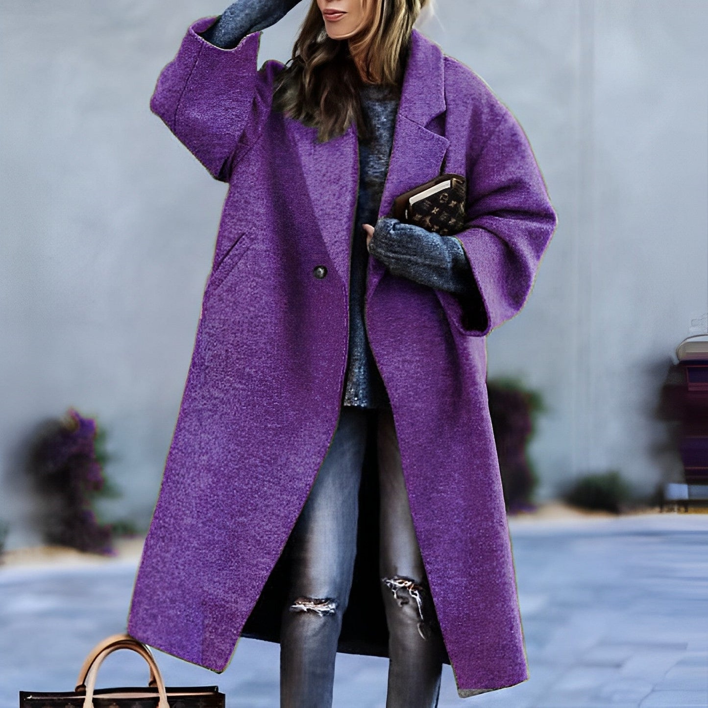 Yoni – Manteau dans le style vintage classique