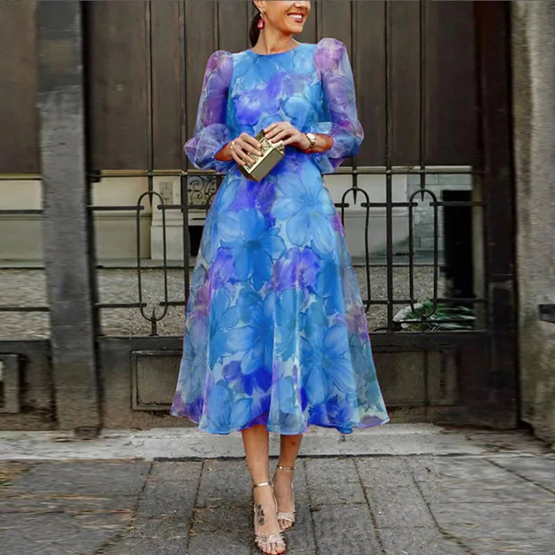 Aria – Élégante Robe Fleurie