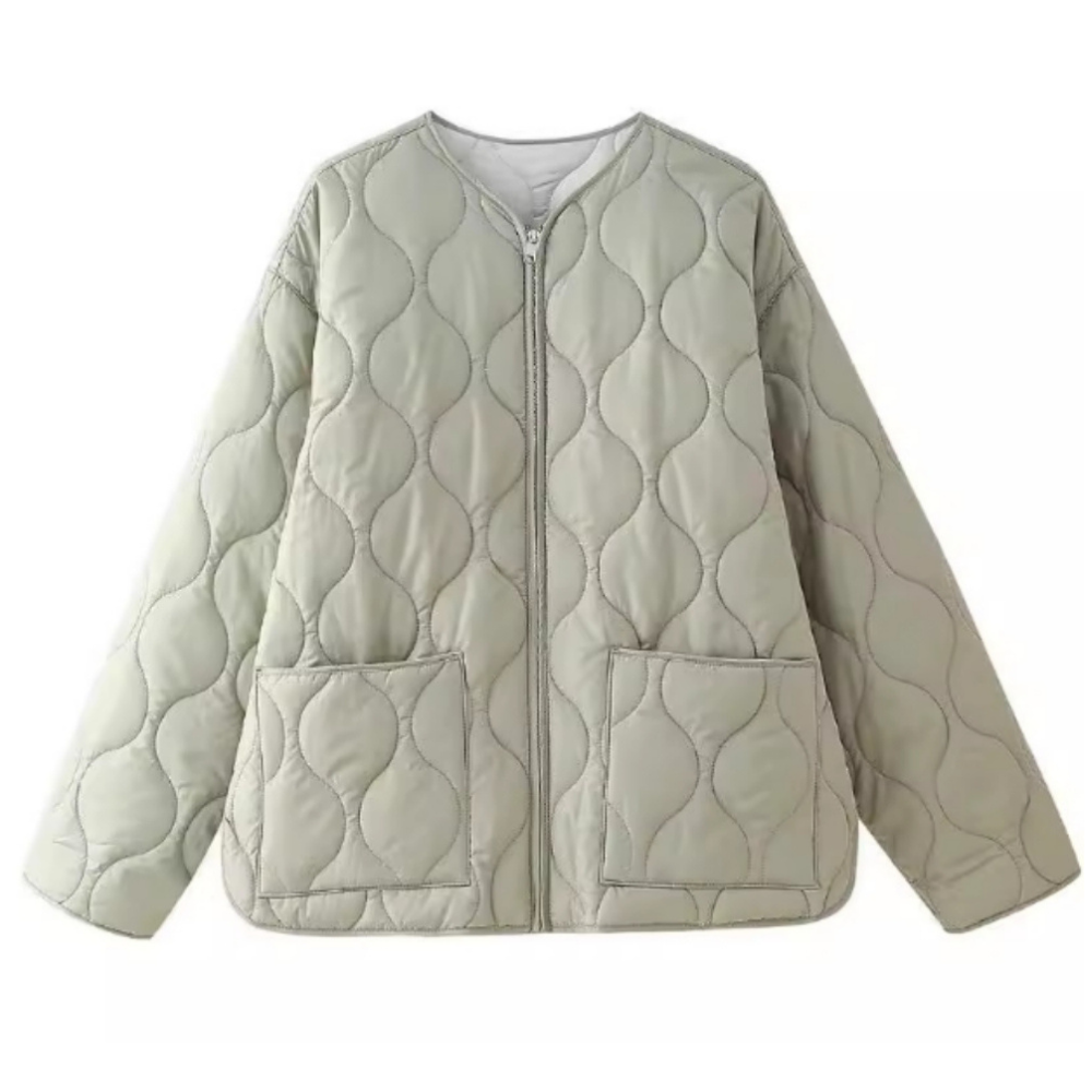 Thelma - Manteau décontracté avec motifs en losange pour femmes