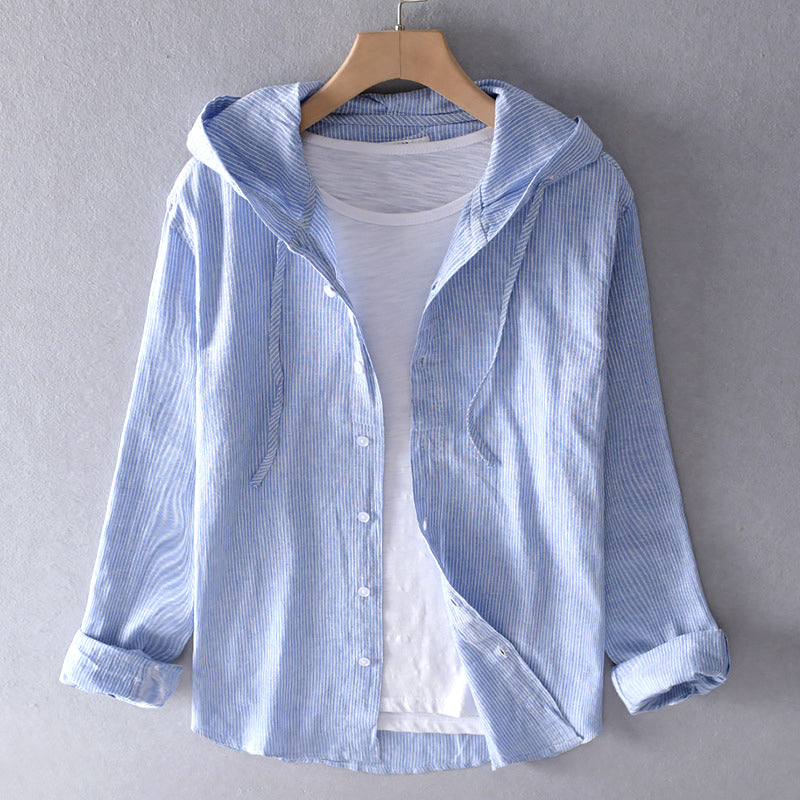 Brie – Légère Chemise à Capuche