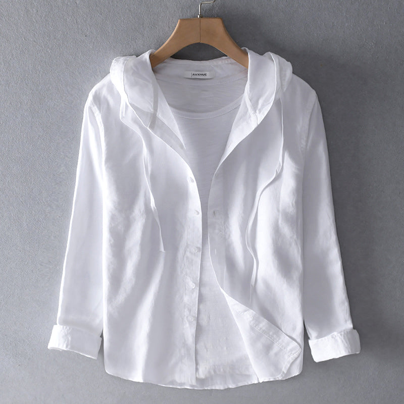 Brie – Légère Chemise à Capuche