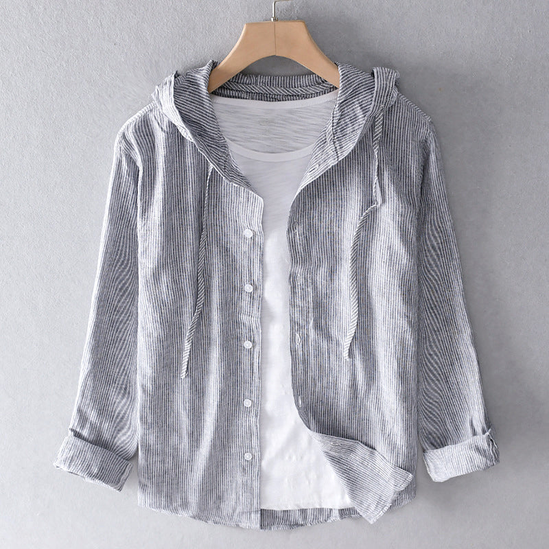 Brie – Légère Chemise à Capuche