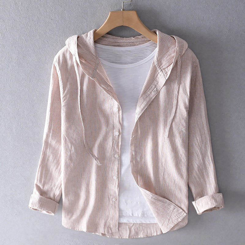 Brie – Légère Chemise à Capuche