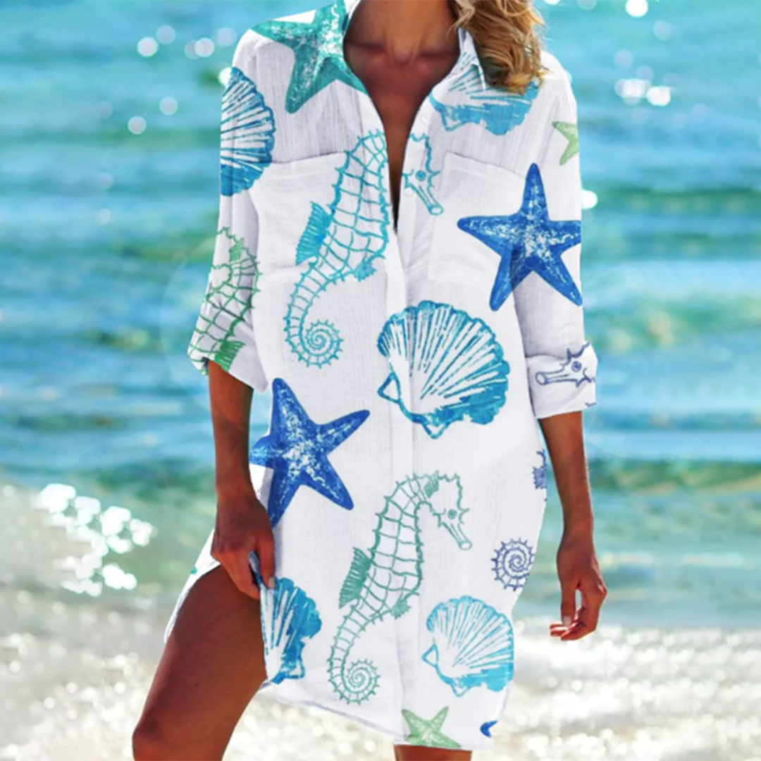 Indira – Robe-chemise classique
