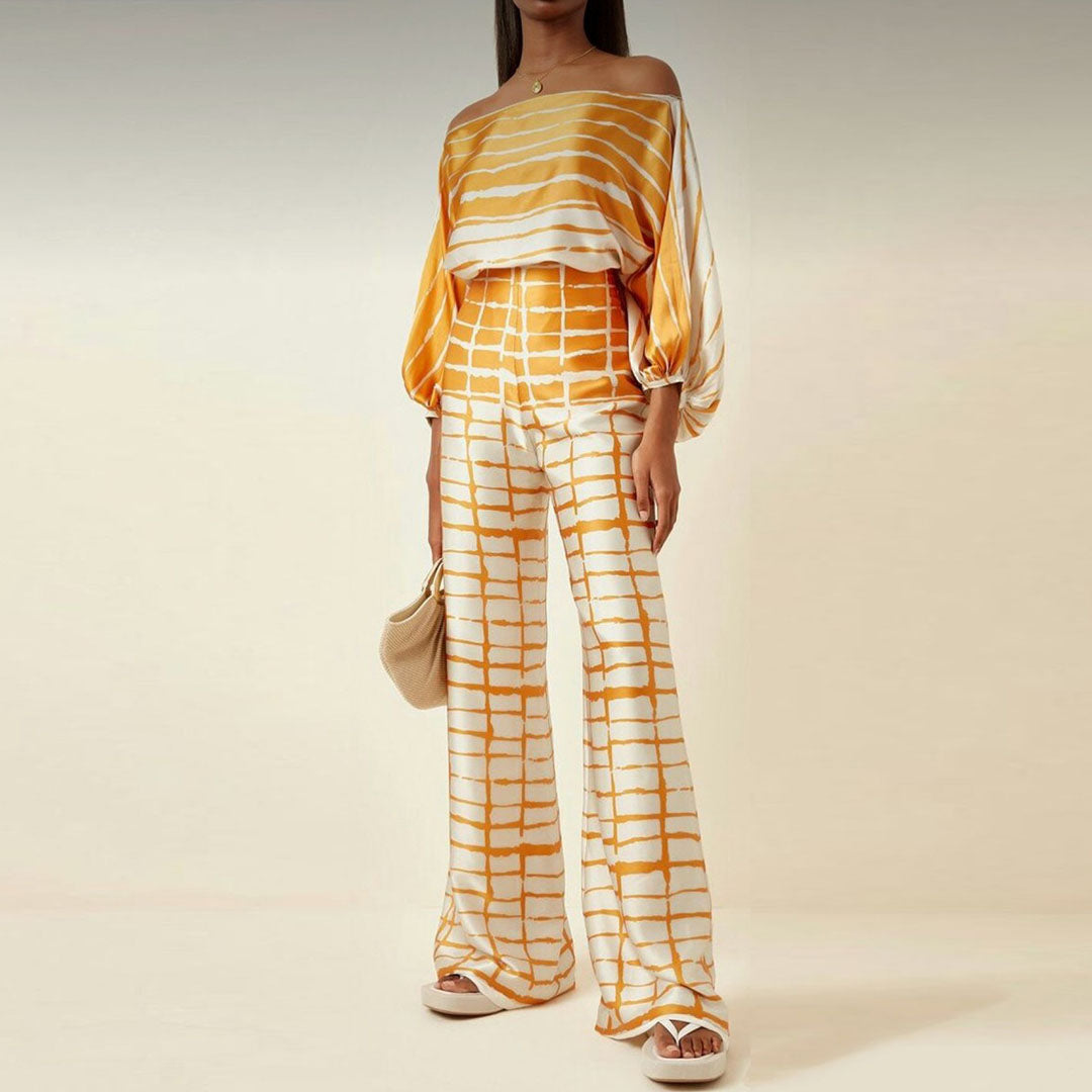 Chiara – Costume en Soie Deux Pièces