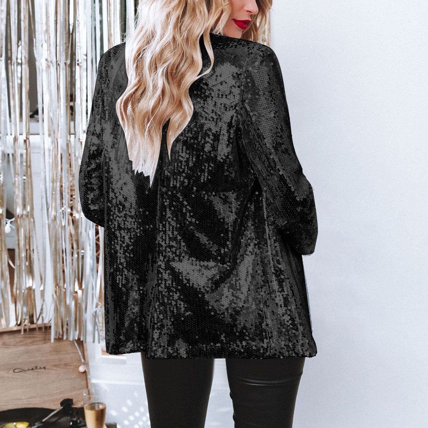 Cora – Blazer élégant à paillettes